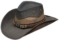 Deadwood Trading Copper Canyon - Faux Leather Cowboy Hat