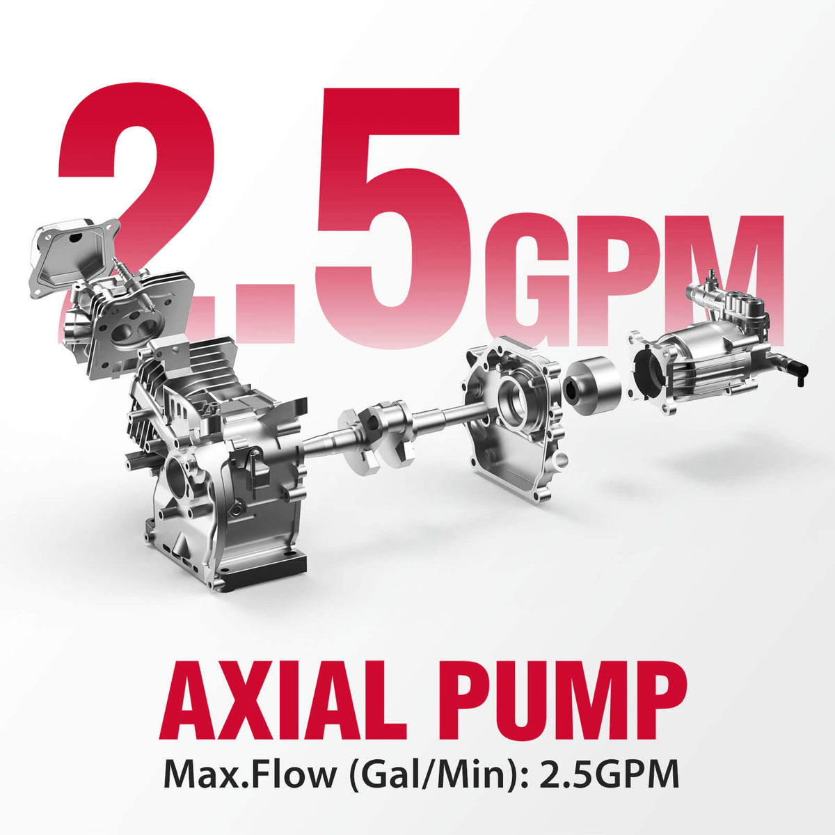 3400PSI 2.5GPM 212cc Gas Pressure Washer DL1034A