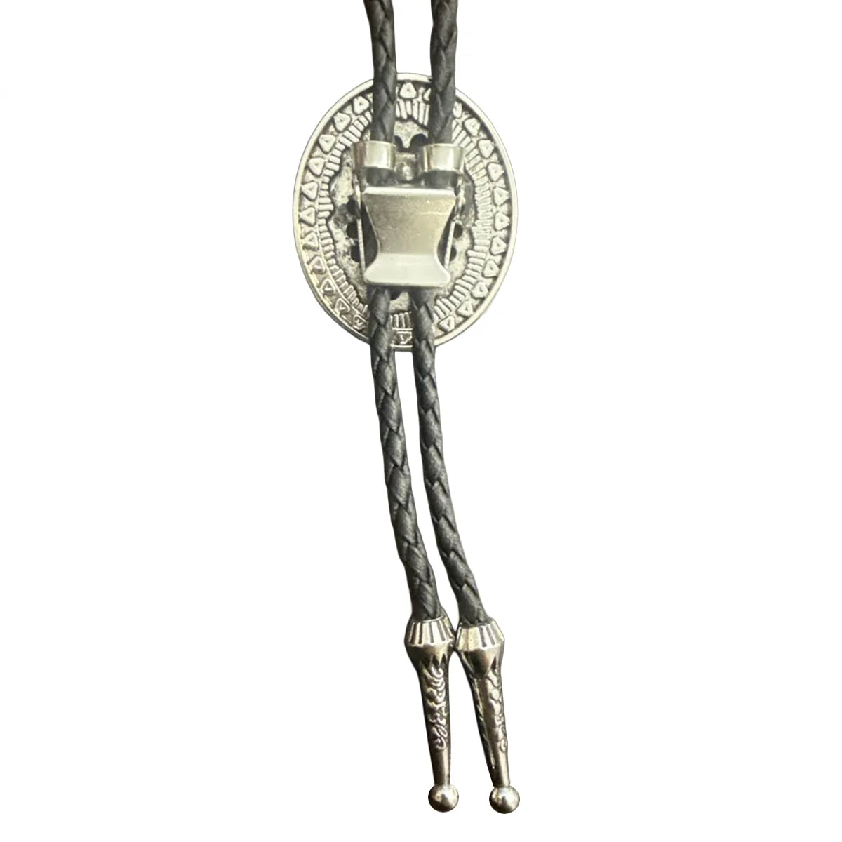 Deadwood Silver Sunburst (Onyx) - Bolo Tie