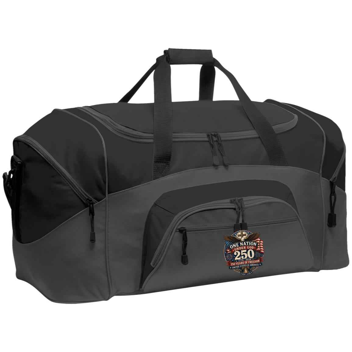 Sport Duffel One Nation Under God - Cross