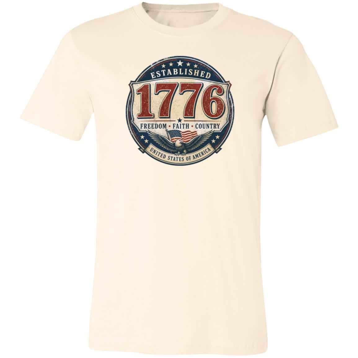 1776 Freedom Heritage Patriotic Fourth Of July T-Shirt