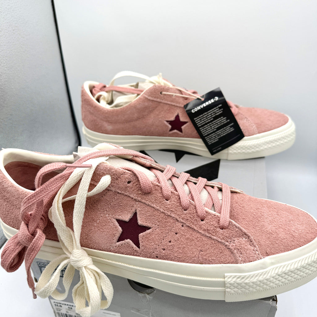 Converse One Star Pro OX Shoes Cherry Vision Canyon Dusk Pink Suede Leather