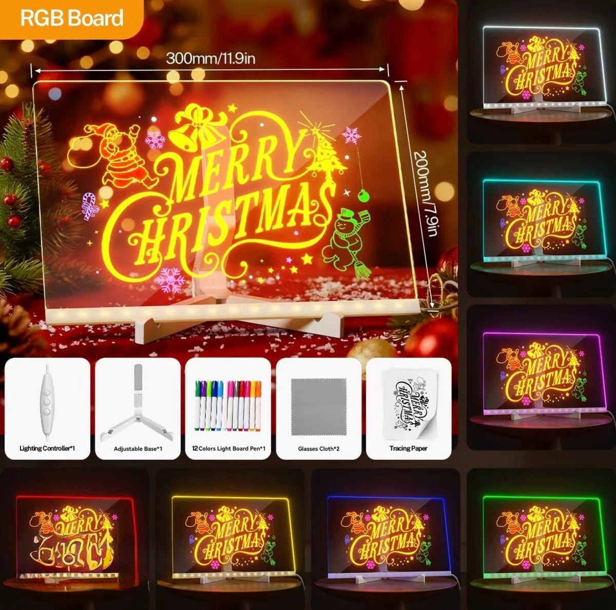 GlowTrace LED Drawing Board