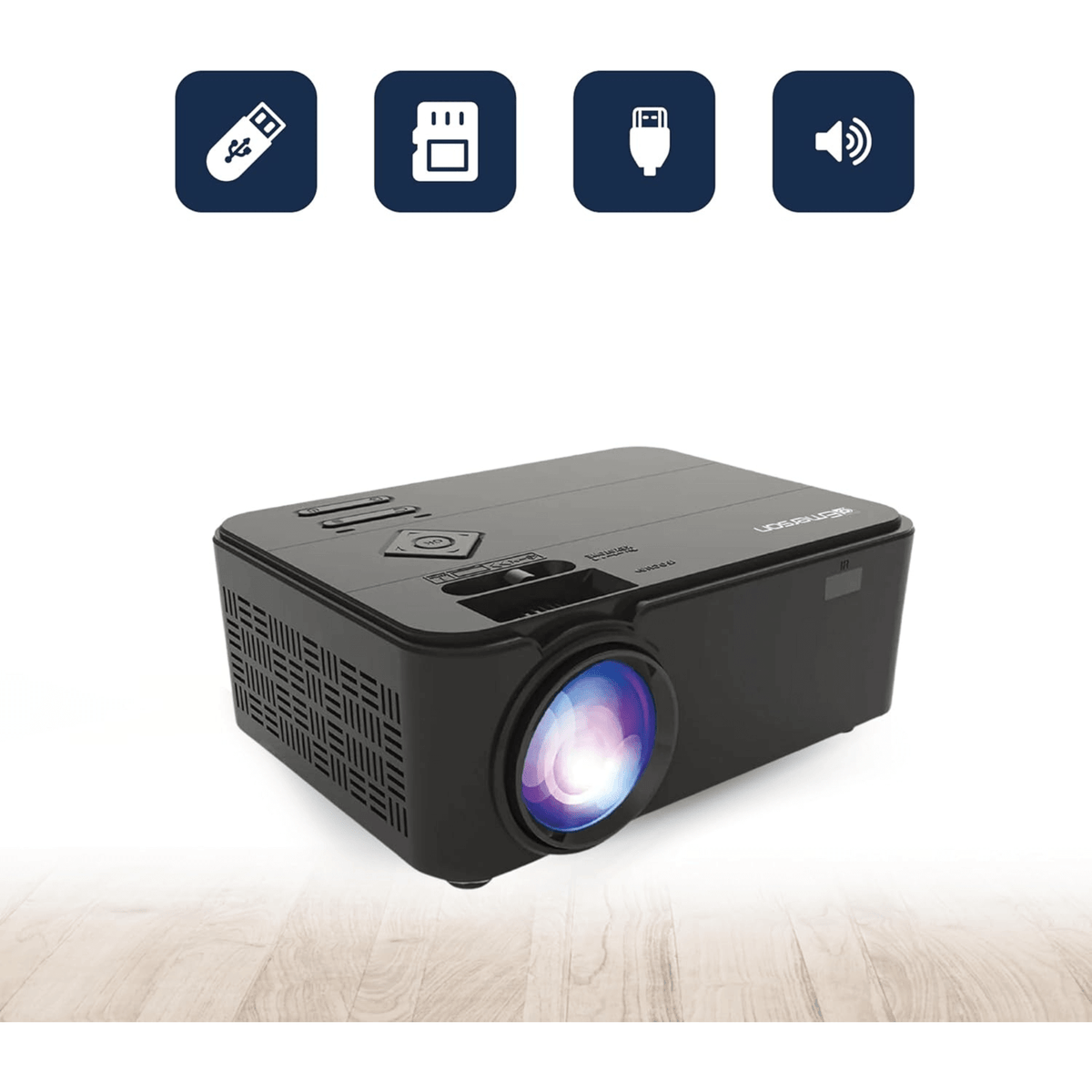 Emerson 150" Home Theater LCD Projector with 720p and Built-In Speaker