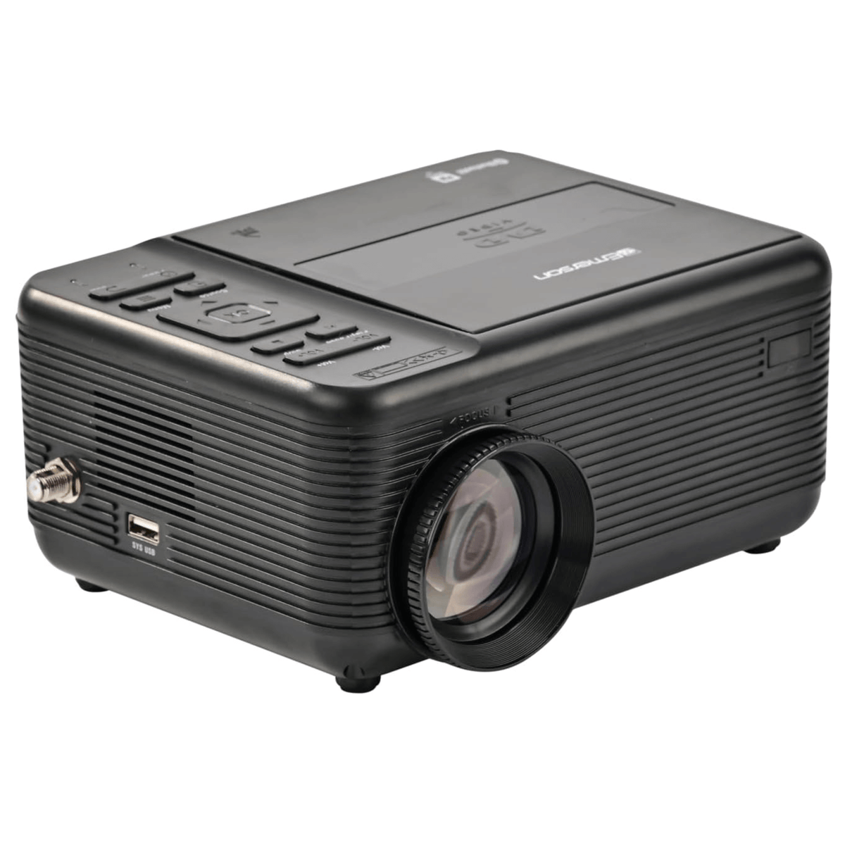 Emerson 120" Home Theater LCD Projector with Built-In TV Tuner and DVD Player