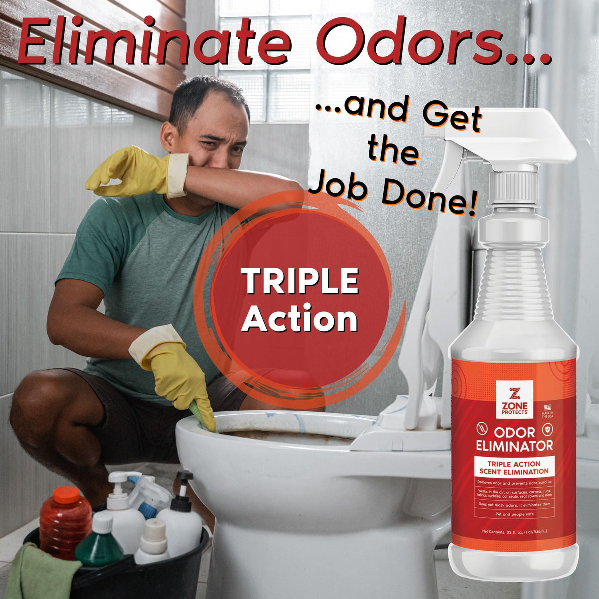 Odor Eliminator Twin Spray Bundle
