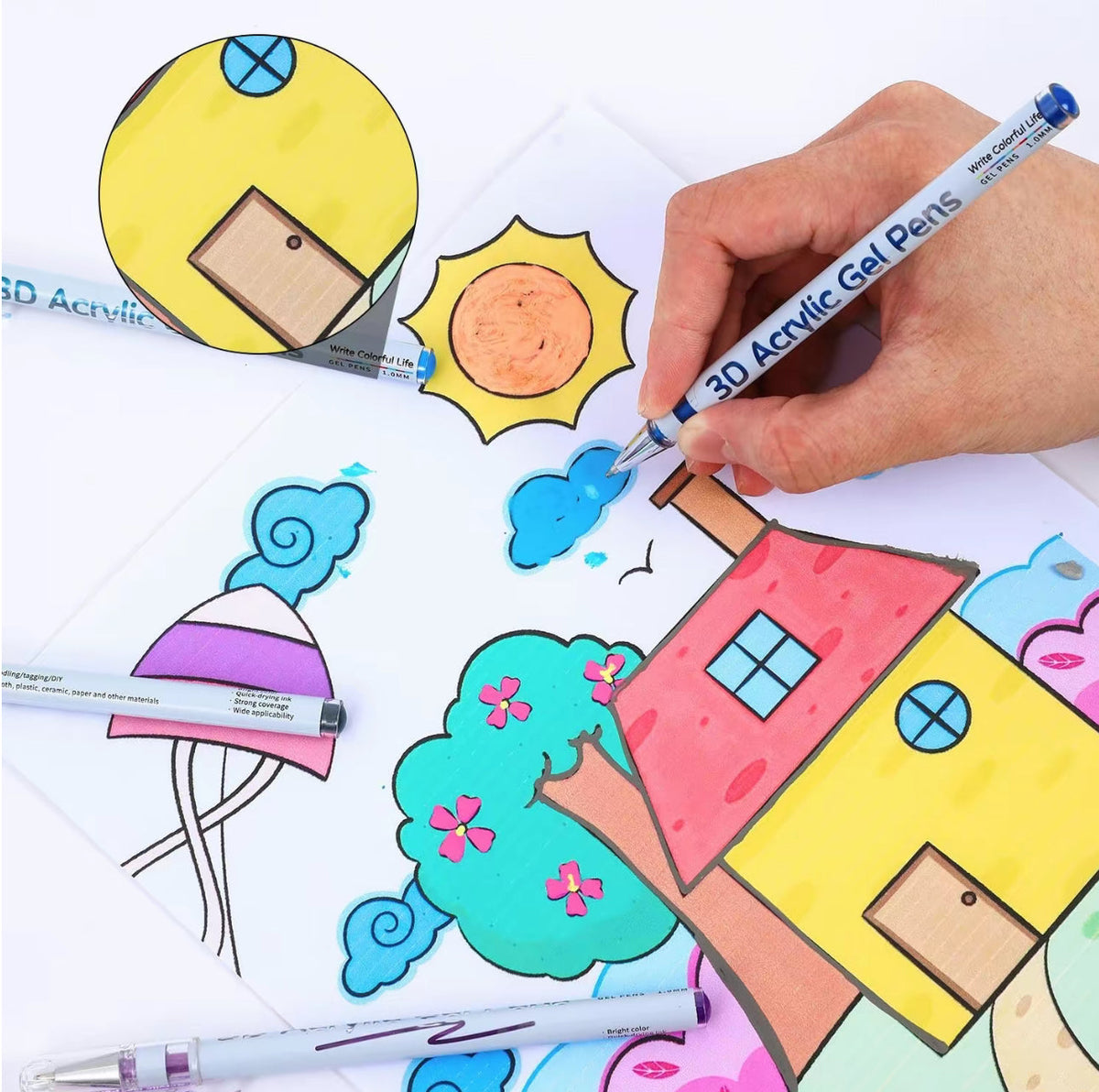 GlowLine 3D Acrylic Gel Pen