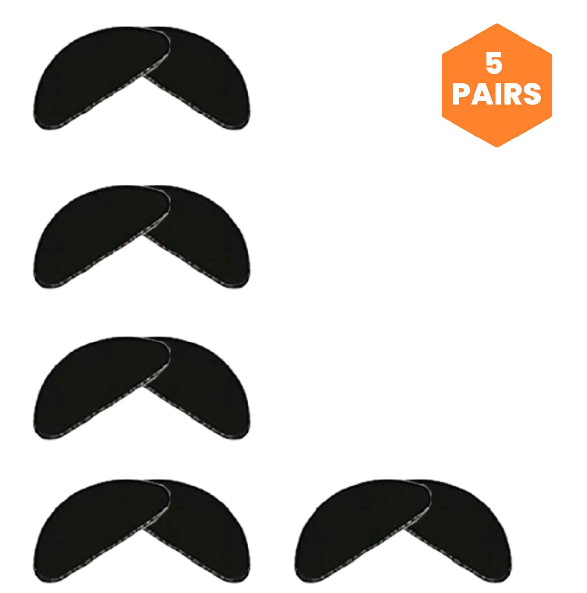 5 Pairs Anti-Slip Nose Pads For Eyeglasses