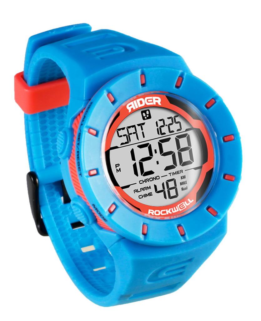 Coliseum Fit™ Forum (Shark Blue/Orange) Watch