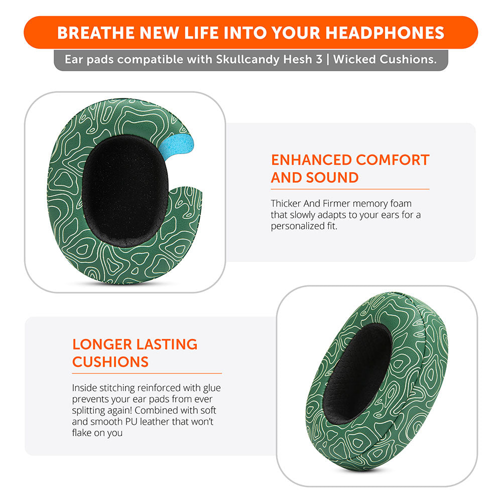 Skullcandy Hesh 3, Evo, and Crusher Replacement Earpads