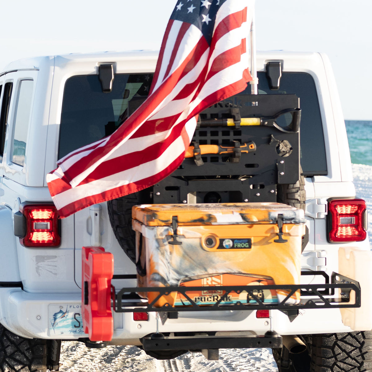 Jeep JL (2018+) Swing-Away Cargo Rack & Bike Carrier | rucRak Grunt