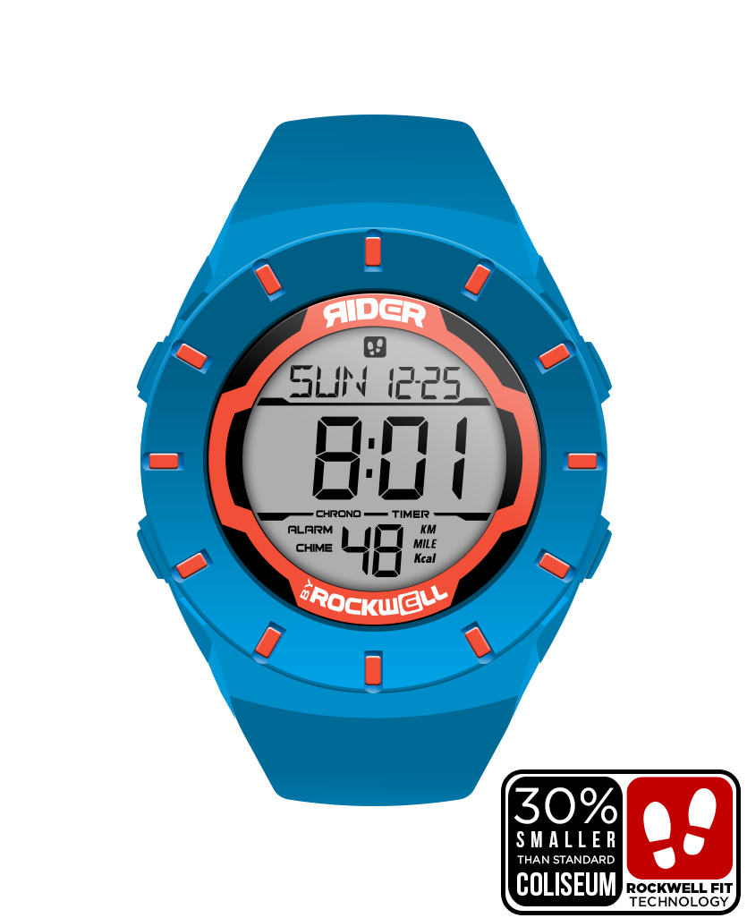 Coliseum Fit™ Forum (Shark Blue/Orange) Watch
