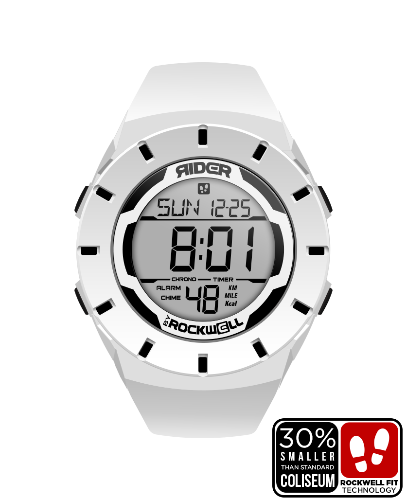 Coliseum Fit™ Forum (White/Black) Watch
