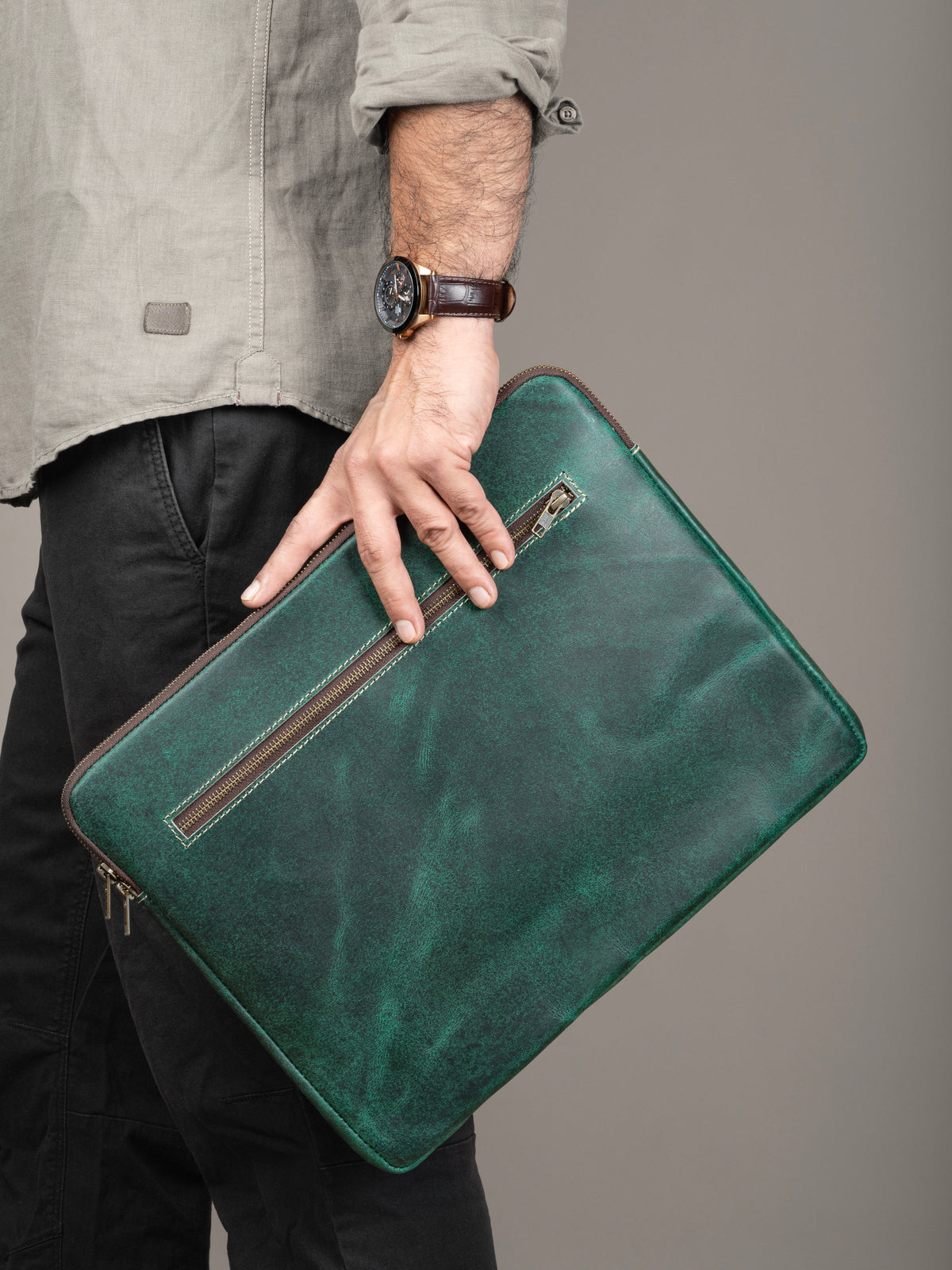 Green Laptop Sleeve