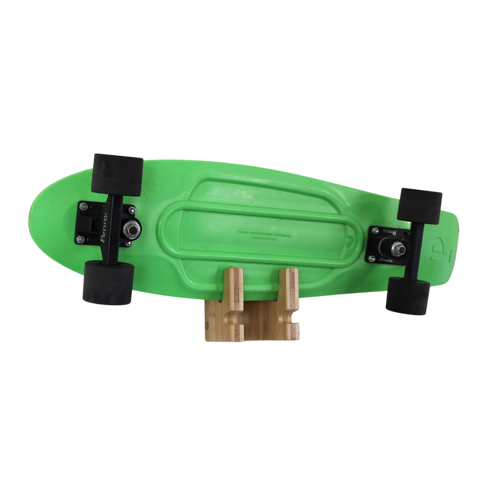 Bamboo Skate & Snowboard Wall Rack