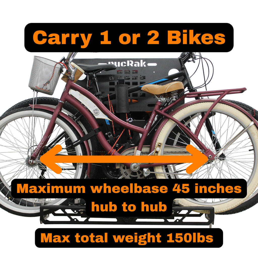 2" Hitch Swing-Away Cargo Carrier & Bike Rack | rucRak GUNNY