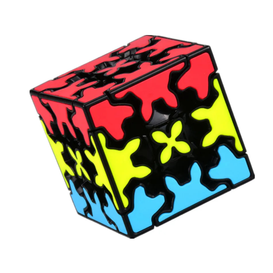 Gear Cube & Shape Puzzle Set
