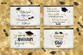 4-piece Graduation Makeup Bag set