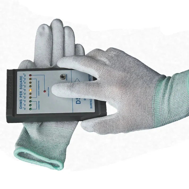 Anti Static ESD Safety Work Gloves Non slip Nylon Carbon Working Glove