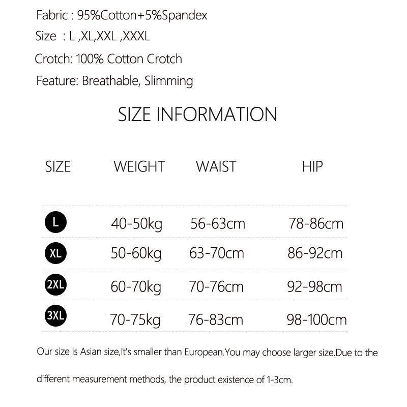 High Waist Cotton Women Panties Body Shaper Underwear Soft Sexy Ladies Slimming Briefs Breathable Female Lingerie Plus Size 3XL