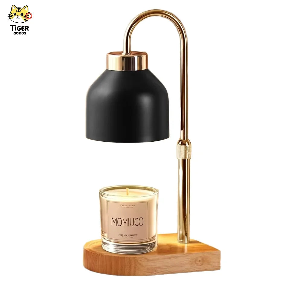 Compact Candle Warmer Lamp with Timer & Dimmer