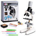 Kids Biology Microscope Kit with LED – 1200x Zoom for School Science Experiments
