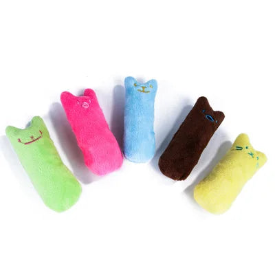 Catnip Plush Chew Toy — Teeth-Grinding Cat Toy