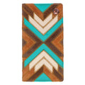 HOOey "Montezuma" Patchwork (Brown/Turquoise) - Men's Rodeo Wallet
