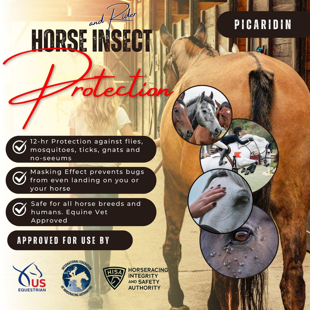 Horse & Rider Fly & Insect Repellent Spray, Gallon w/ Trigger Sprayer
