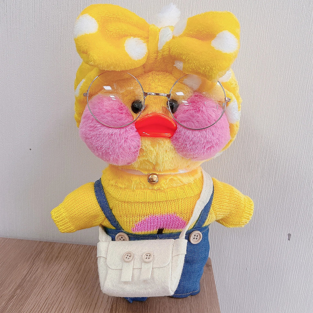 Lalafanfan Yellow Duck Plush Toy 30cm (11.8 Inches)
