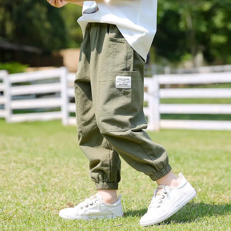 Baby Boy Pants for Kids Trousers Cotton and Linen