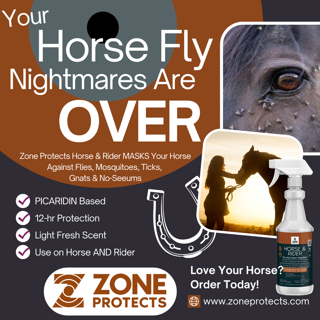 Horse & Rider Fly & Insect Repellent Spray, 32oz Trigger Sprayer