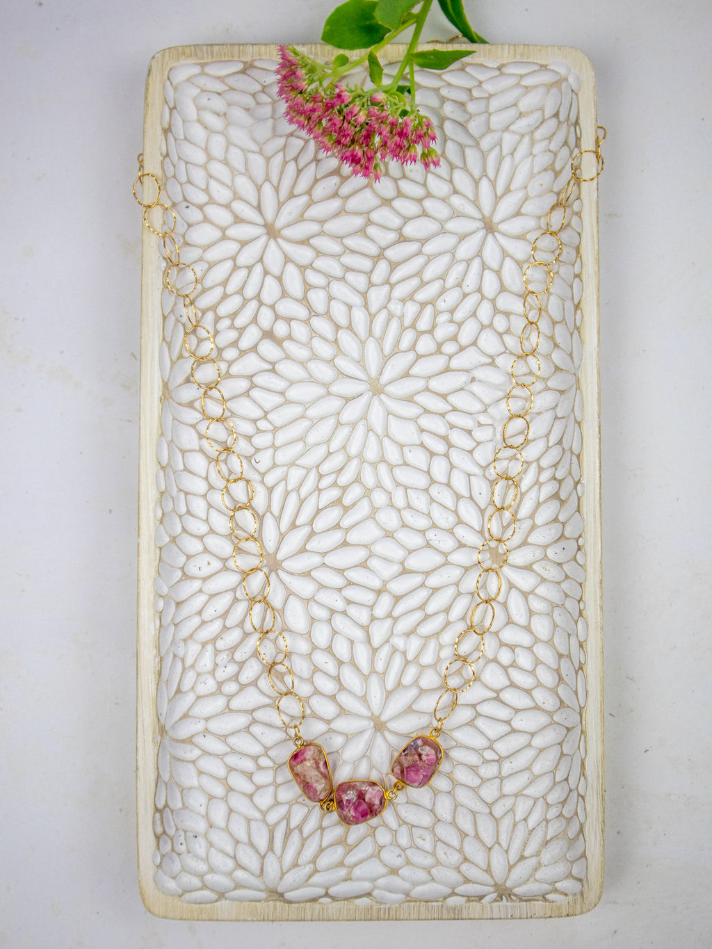 Bubble Chain Long Necklace