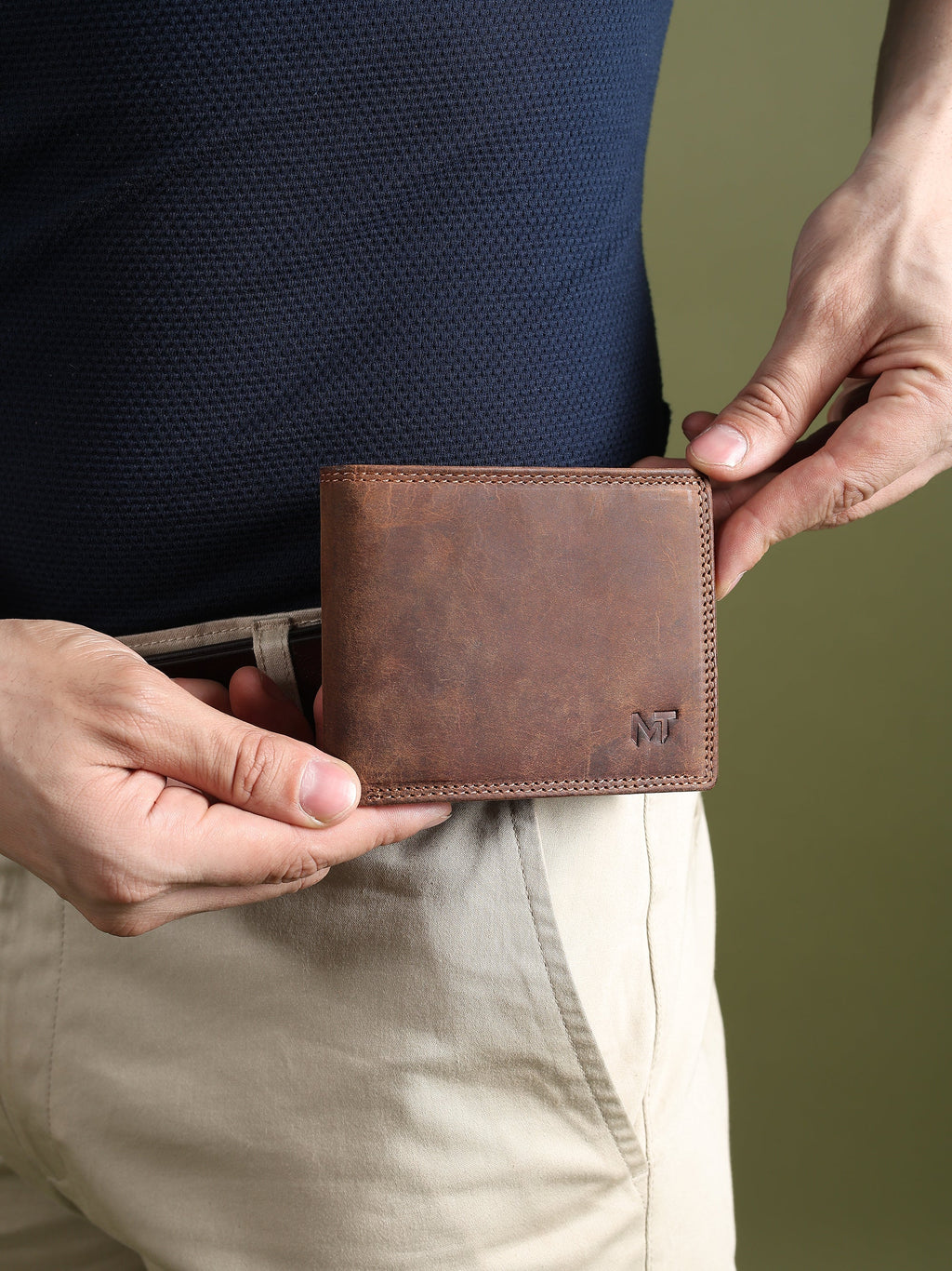 Buffalo Leather Men's Wallet - Hunter