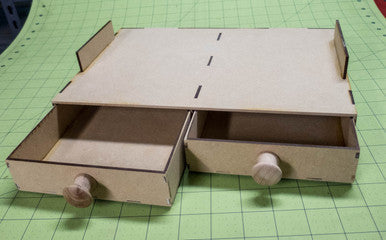 Drawer Add-On For Paint Rack - Double Drawer