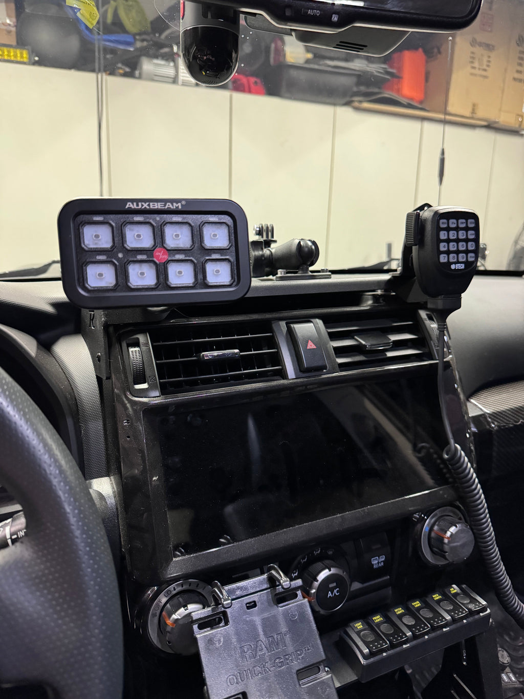 Auxbeam 8-Gang Switch Panel Mounting Bracket