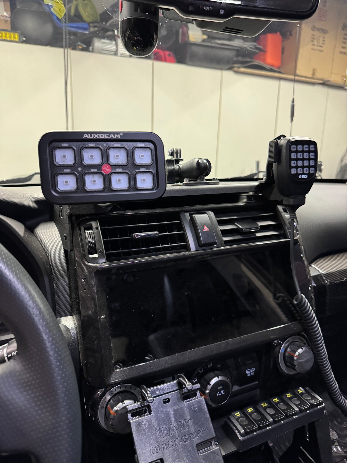 Auxbeam 8-Gang Switch Panel Mounting Bracket