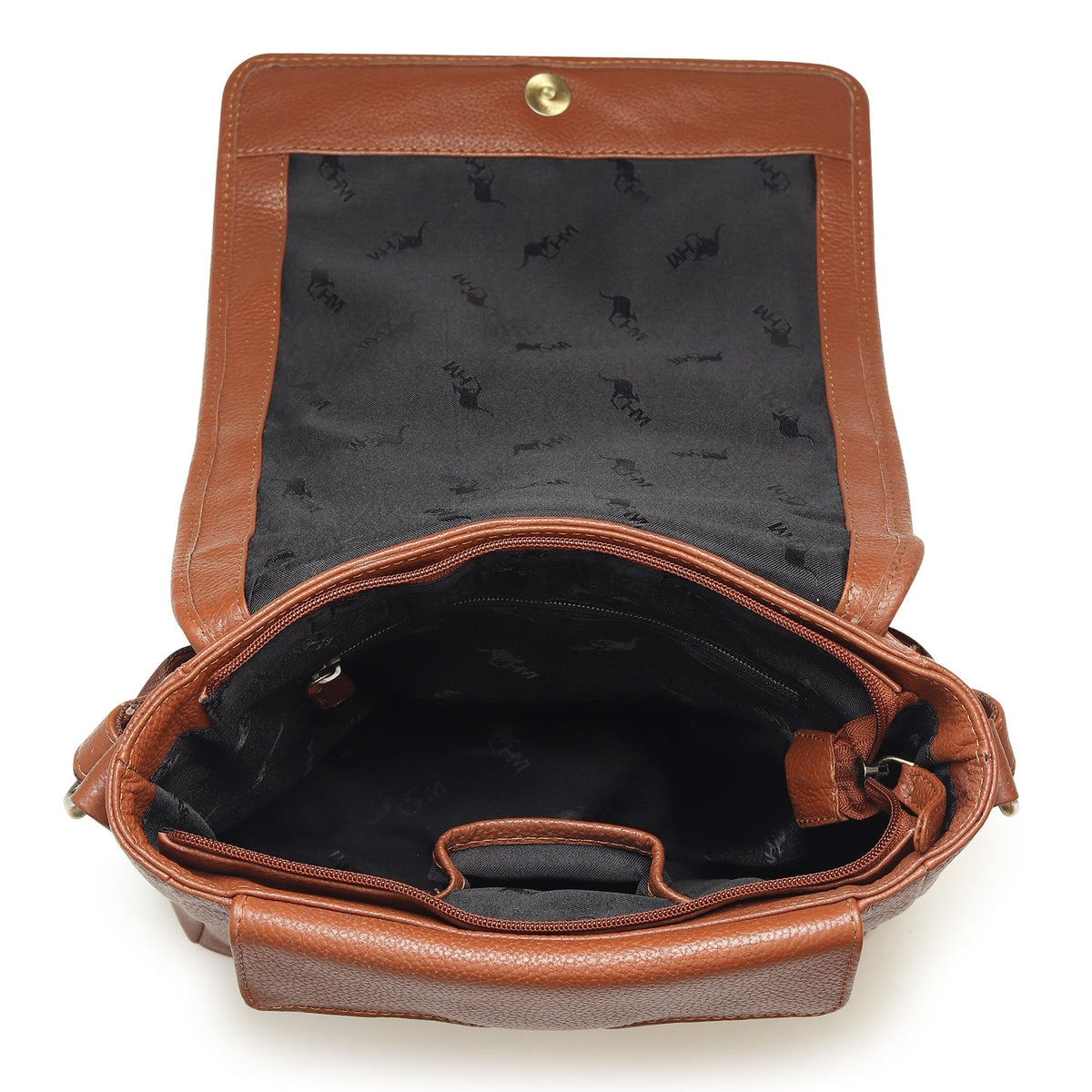 Leather Crossbody Bag for Travel Work