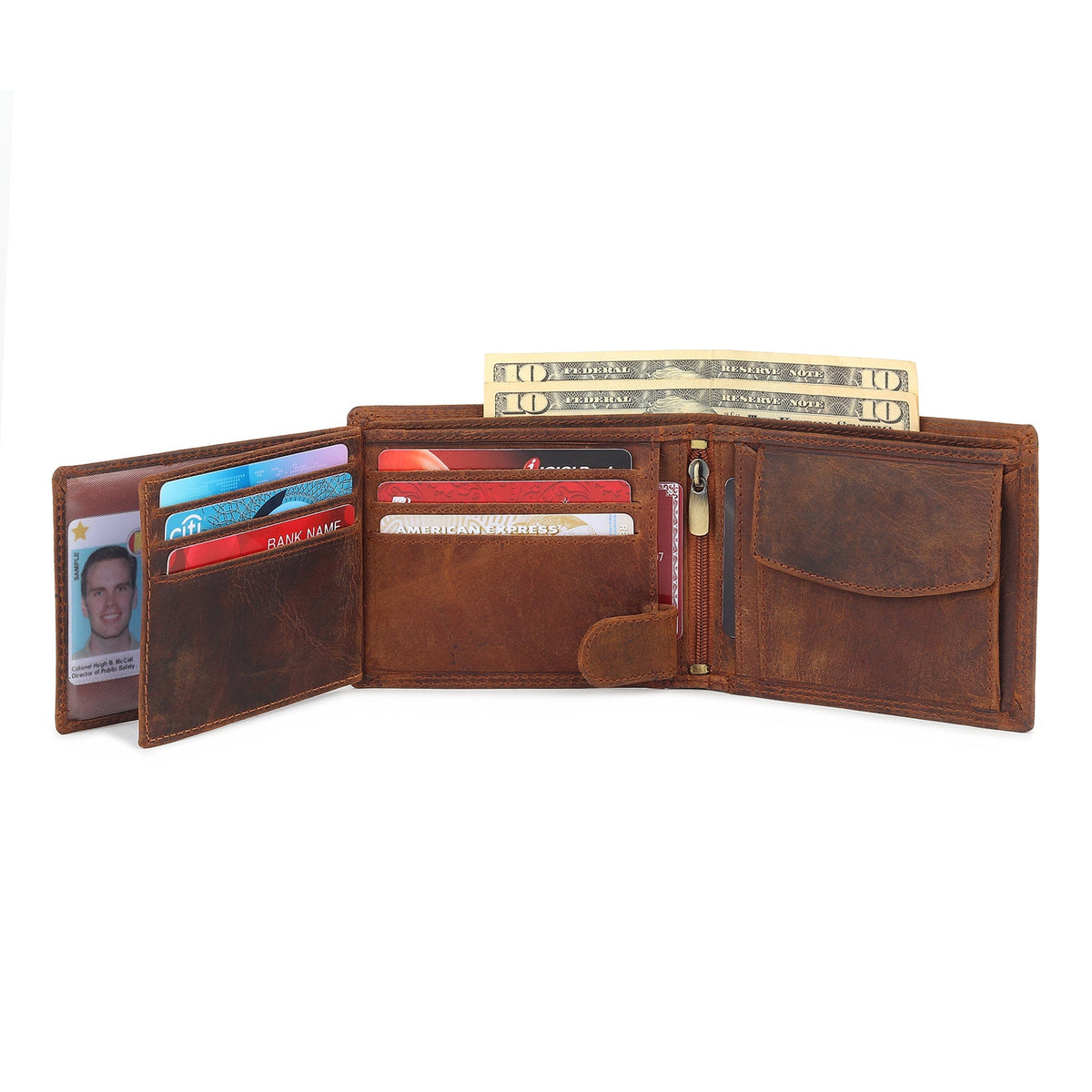 Buffalo Leather Men's Wallet - Hunter