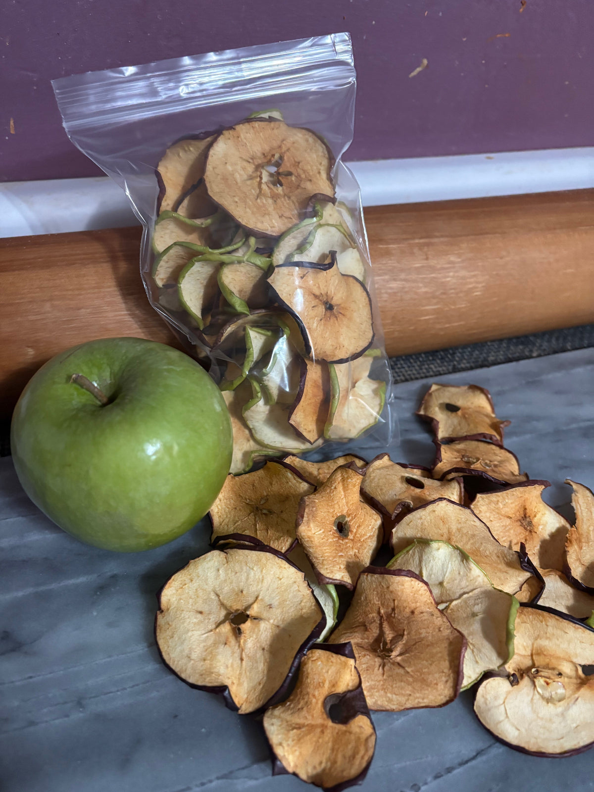 Dog Chips- Apple Chips - Large Bag