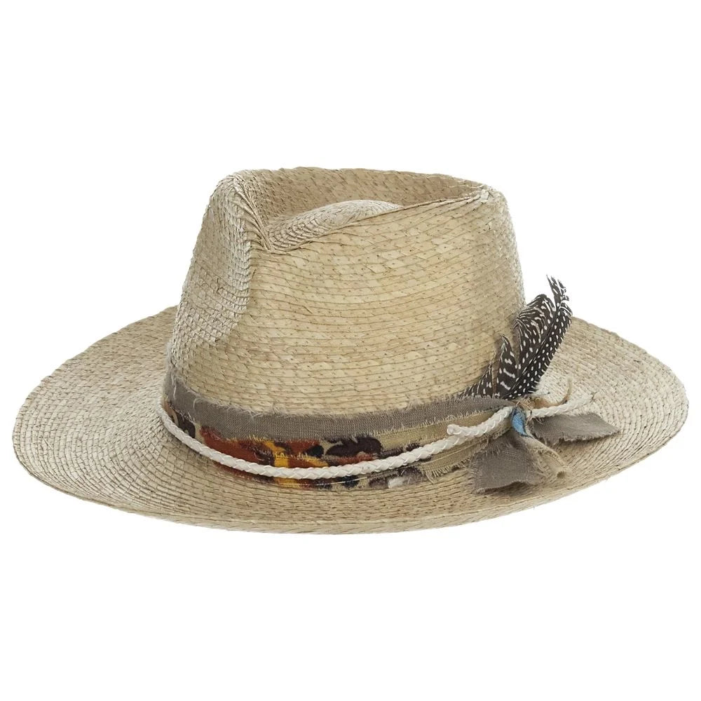 Justin Jayden - Palm Straw Fedora Hat
