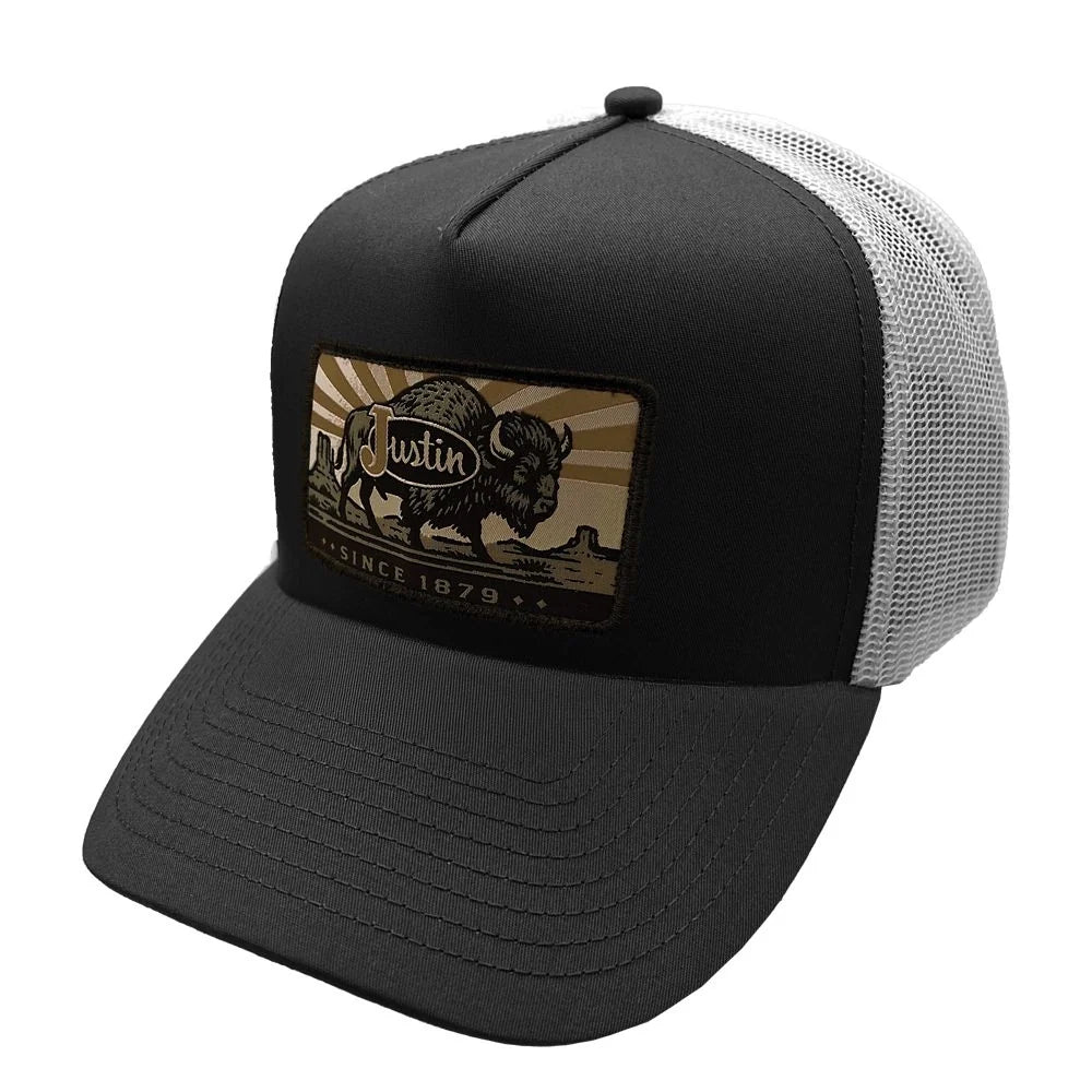 Justin Buffalo (Black) - Trucker Cap