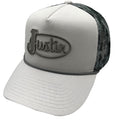 Justin Camo Mesh (White) - Trucker Cap