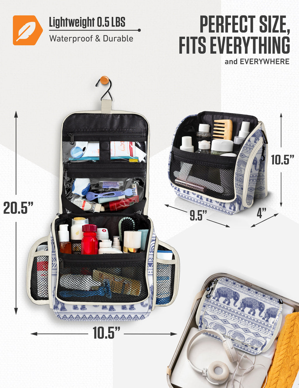 Hanging Travel Toiletry Bag
