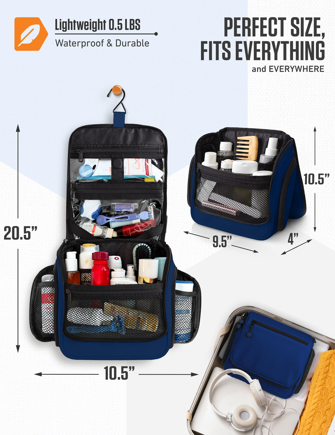 Hanging Travel Toiletry Bag
