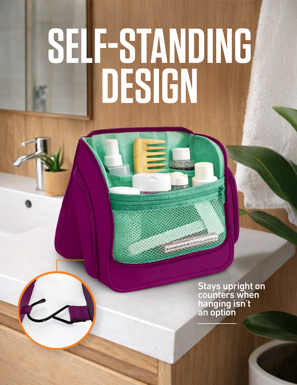 Hanging Travel Toiletry Bag
