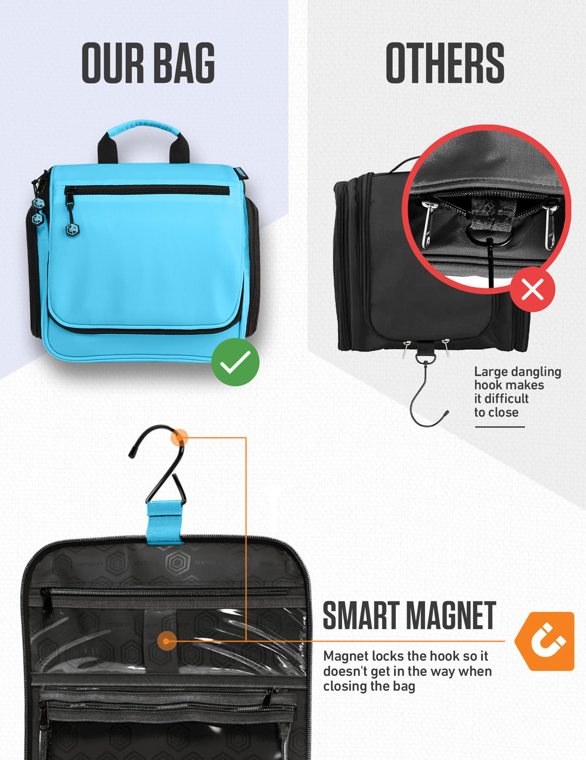 Hanging Travel Toiletry Bag