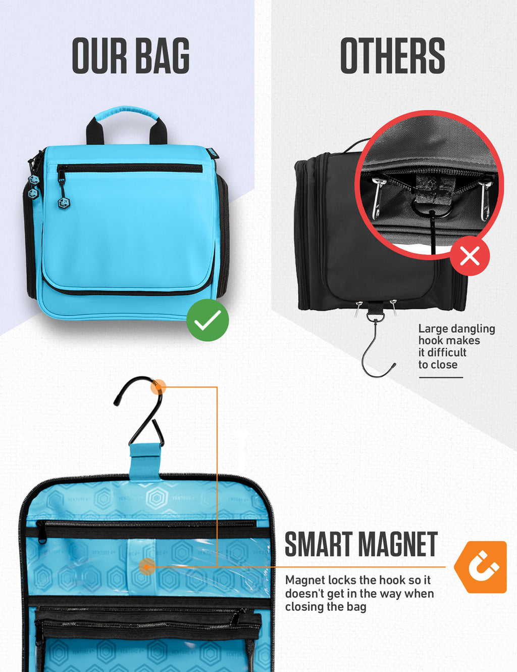 Hanging Travel Toiletry Bag