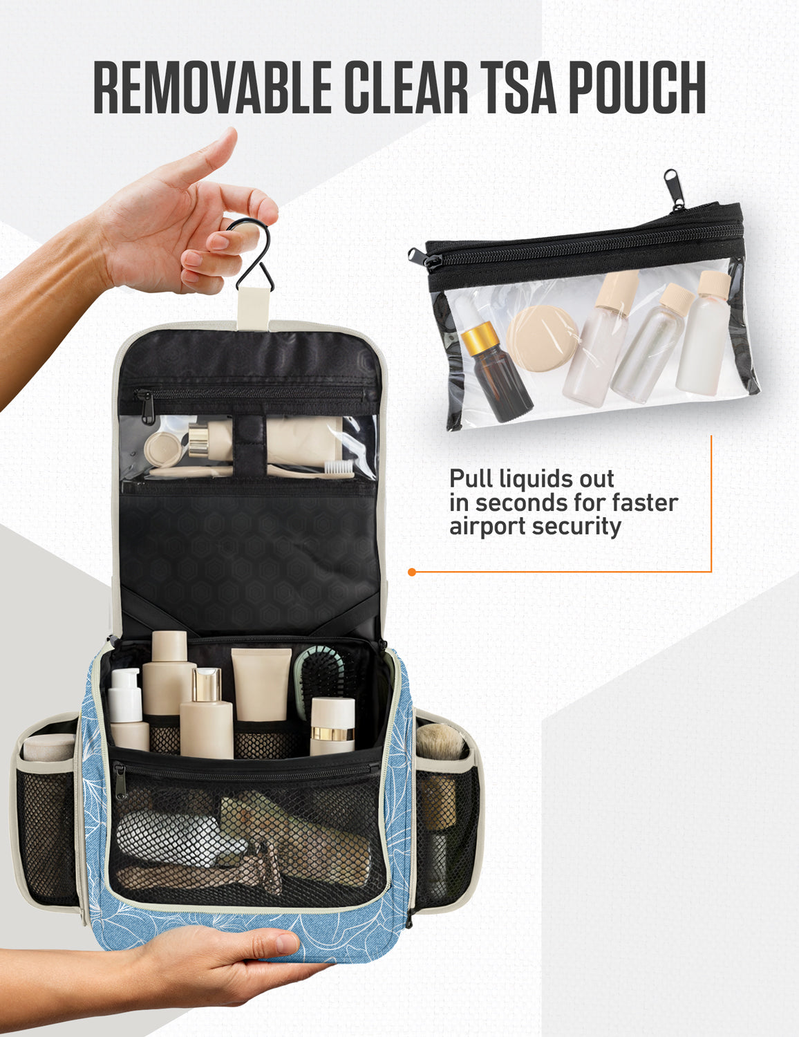 Hanging Travel Toiletry Bag