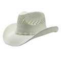 Peter Grimm Lilac - Straw Cowboy Hat